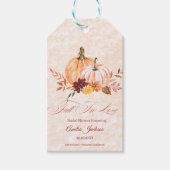 恋に落ちる ブライダルシャワー ブライダルシャワー ギフトタグ (正面)