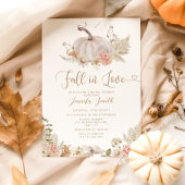 恋に落ちる ブライダルシャワー 招待状