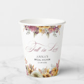 恋に落ちる ブライダルシャワー 紙コップ (裏面)