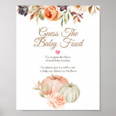 恋に落ちる ブライダルシャワー 赤ちゃんの離乳食当てクイズ ポスター (正面)