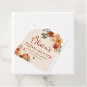 恋に落ちる ボヘミアンポンプキン ブライダルシャワーフェイバータグ フェイバータグ (インサイチュ)