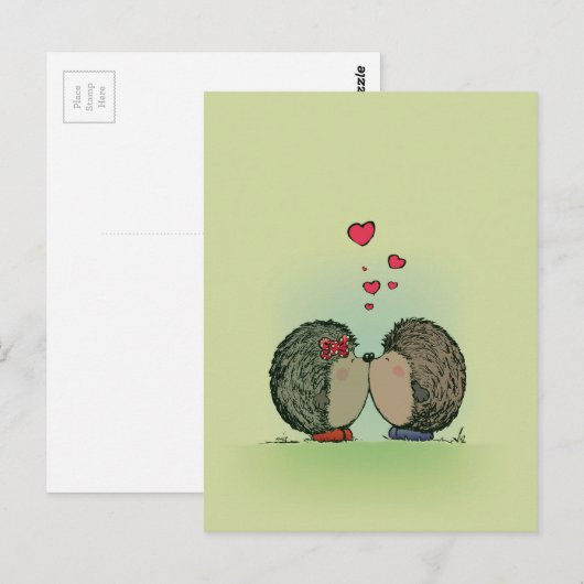 恋に落ちる ポストカード (正面/裏面)