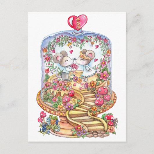 恋に落ちる ポストカード (正面)