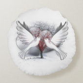 恋に落ちる ラウンドクッション (裏面)