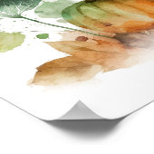 恋に落ちる ラスティック パンプキン ポスター (角)