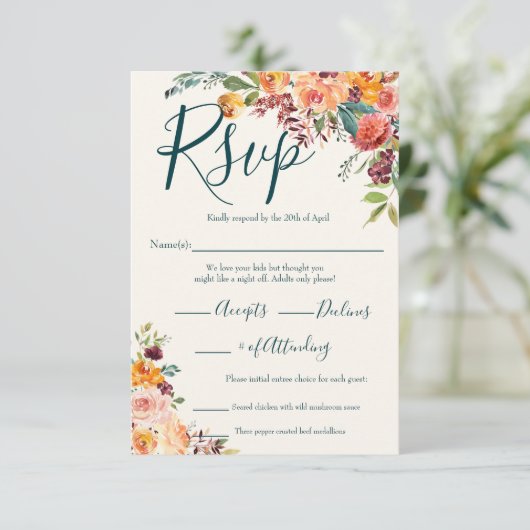 恋に落ちる 出欠カード (スタンド正面)