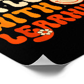 恋に落ちる 学習 オータム サンクスギビング ティーチャー ポスター (角)