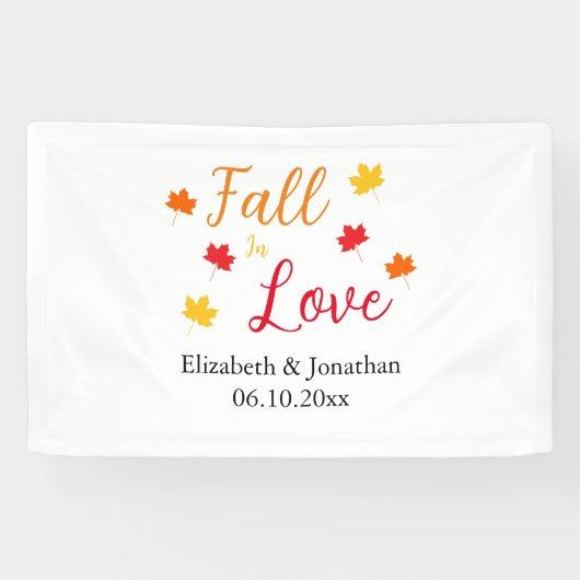 恋に落ちる 横断幕 (横)