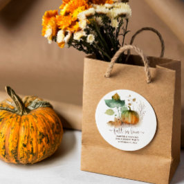 恋に落ちる！素朴なエレガンスのカボチャ ラウンドシール