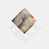 恋に落ちる 縁ありカクテルナプキン (角)