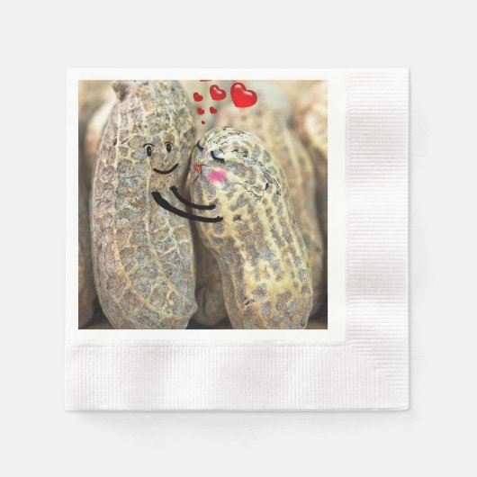 恋に落ちる 縁ありカクテルナプキン (正面)