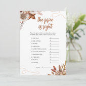 恋に落ちる｜適正価格のブライダルシャワー 招待状 (スタンド正面)