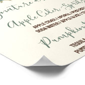 恋に落ちる、青いトマトシャワーのシグネチャードリンク ポスター (角)