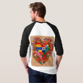 恋に落ちる。 Tシャツ (裏面フル)