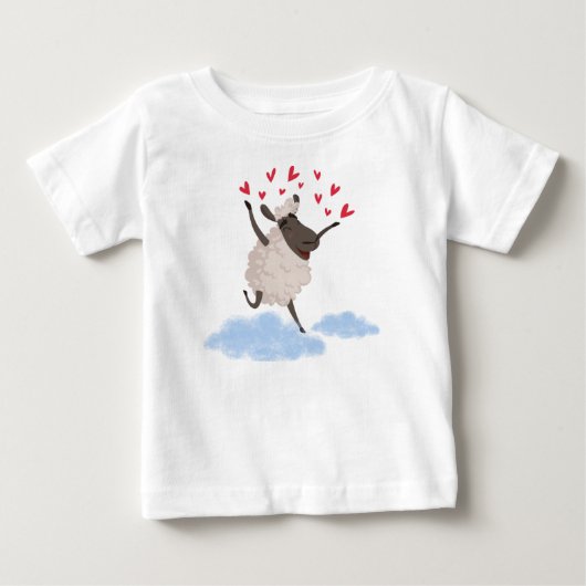 恋に落ち込む ベビーTシャツ (正面)