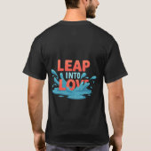 恋に飛び込む Tシャツ (裏面)