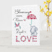 恋に駆られる姪っ子の母の日のために カード (黄色い花)