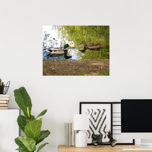 恋のアヒル ポスター (ホームオフィス)