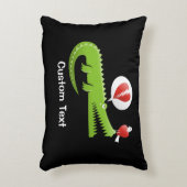 恋のアリゲーター化粧枕 アクセントクッション (正面(垂直))