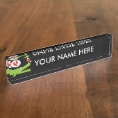 恋のアリゲーター デスクネームプレート (側面)