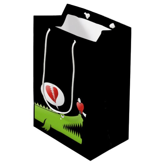 恋のアリゲーター ミディアムペーパーバッグ (正面アングル)