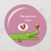 恋のアリゲーター 招待状 (正面/裏面)