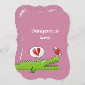 恋のアリゲーター 招待状 (正面/裏面)