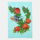 恋のインコ キッチンタオル (縦)