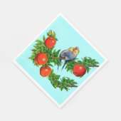 恋のインコ スタンダードランチョンナプキン (角)