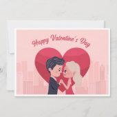 恋のカップル – バレンタインのカード シーズンカード (正面)