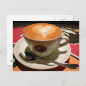 恋のカップ ポストカード (正面/裏面)