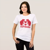 恋のカピバラ トライブレンドTシャツ (正面全面)