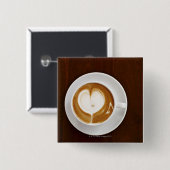 恋のカプチーノ 缶バッジ (正面&裏面)