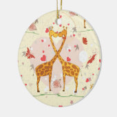 恋のキリン セラミックオーナメント (左)