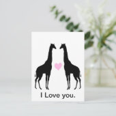 恋のキリン ポストカード (スタンド正面)