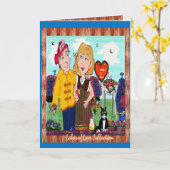 『恋のグリーティングカードの仕事』 カード (黄色い花)