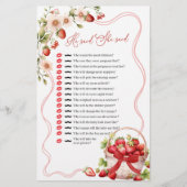 恋のコケットのベリー彼は彼女はゲームを言った (正面)