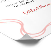 恋のコケットベリー花嫁のゲームサインを言わない ポスター (角)