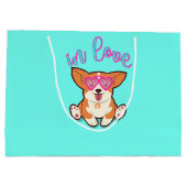 恋のコルギ ラージペーパーバッグ (裏面)