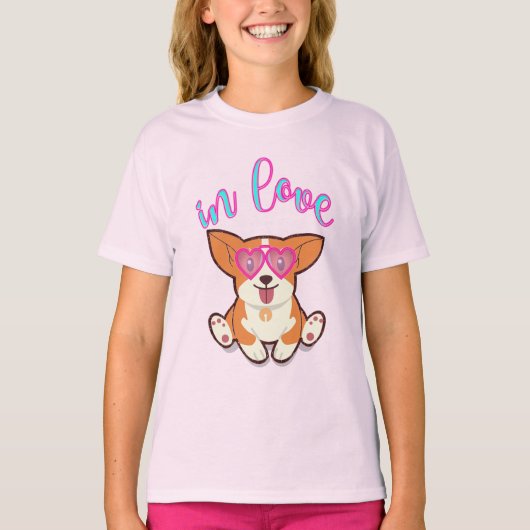 恋のコルギ Tシャツ (正面)