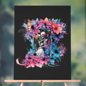 恋のスケルトン。花束。 アクリルサイン (ニュートラル)