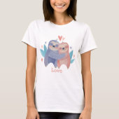 恋のナマケモノ Tシャツ (正面)