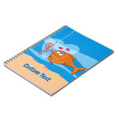 恋のノートの魚と餌 ノートブック (左側)