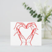 恋のハート ポストカード (スタンド正面)