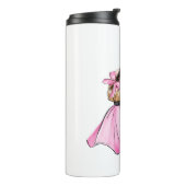 恋のバレンタインデーのカップルのハート タンブラー (回転左)