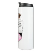 恋のバレンタインデーのカップルのハート タンブラー (回転右)