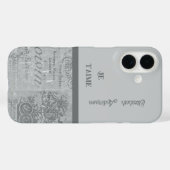 恋のパリフランスのシアヴィンテージ書 Case-Mate iPhoneケース (裏面 (横))