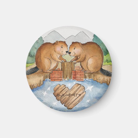 恋のビーバー マグネット (正面)