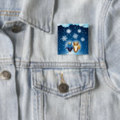 恋のフクロウ，ボタン 缶バッジ (インサイチュ)