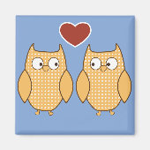 恋のフクロウ マグネット (正面)